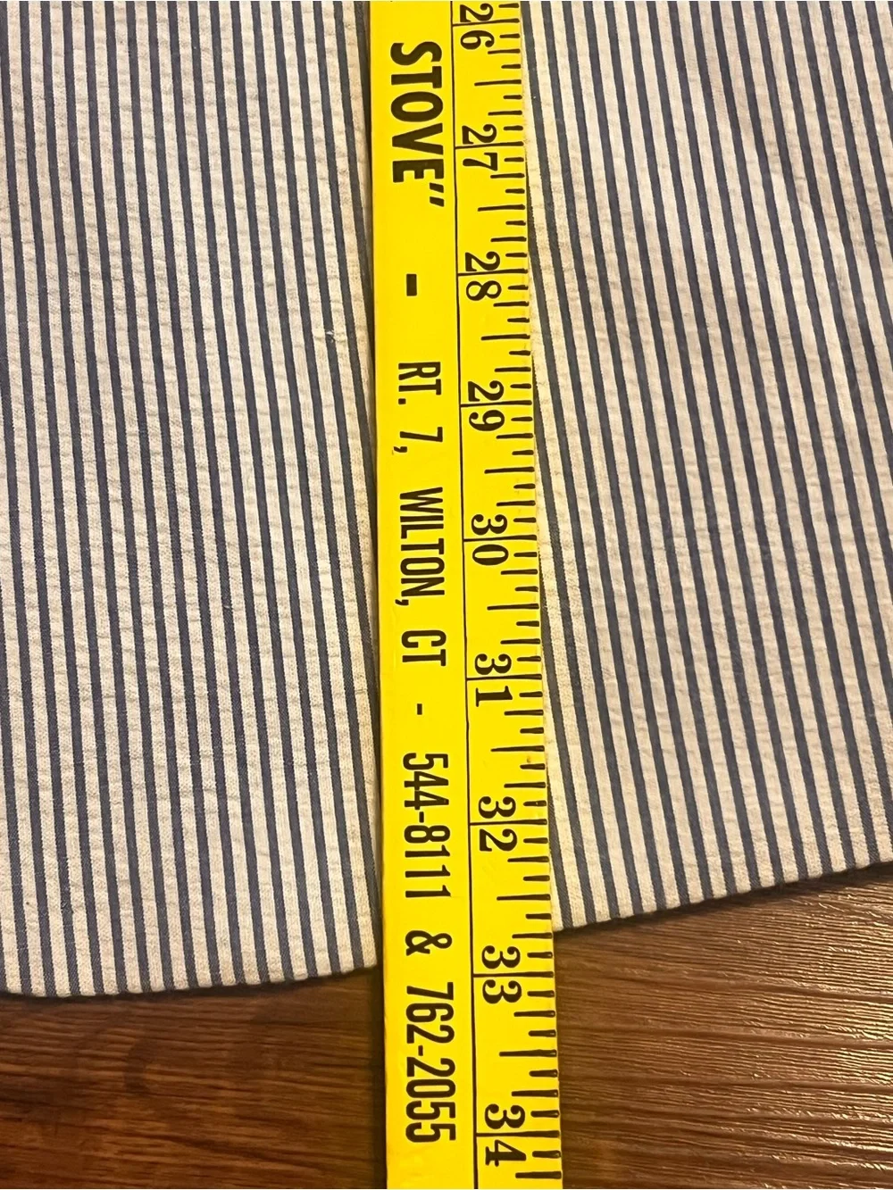Saddlebred Blue & White Seersucker jacket size 50 R